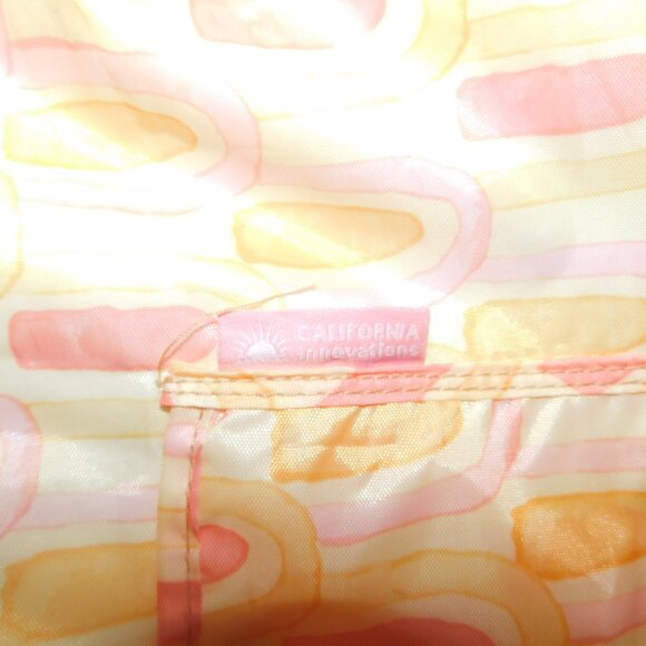 Insulated Grocery Bag California Innovations Double Handed Bag Foldable peach an - Picture 4 of 7